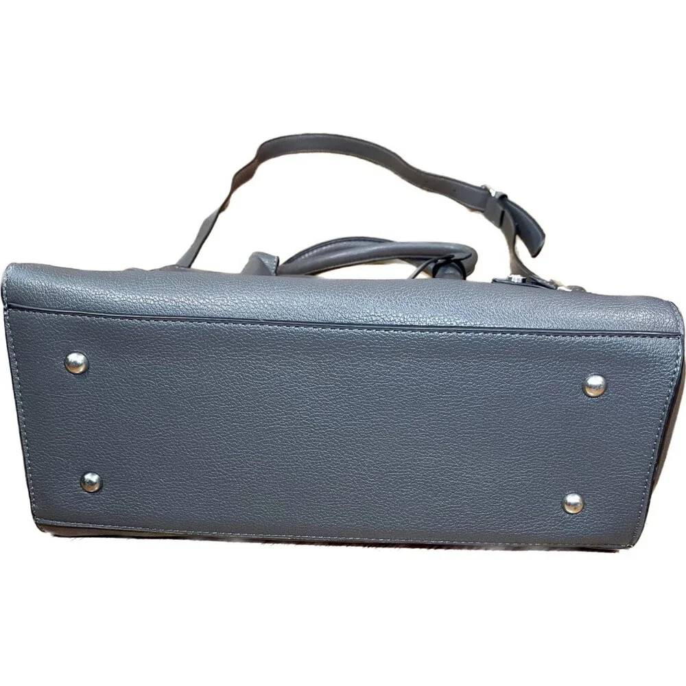 Charming Charlie | Gray Vegan Leather Tote